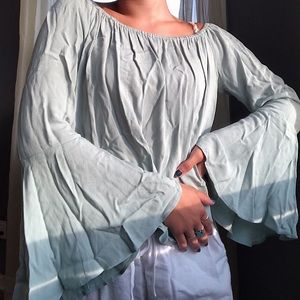 70s inspired flowy top (ignore the wrinkles lol!)